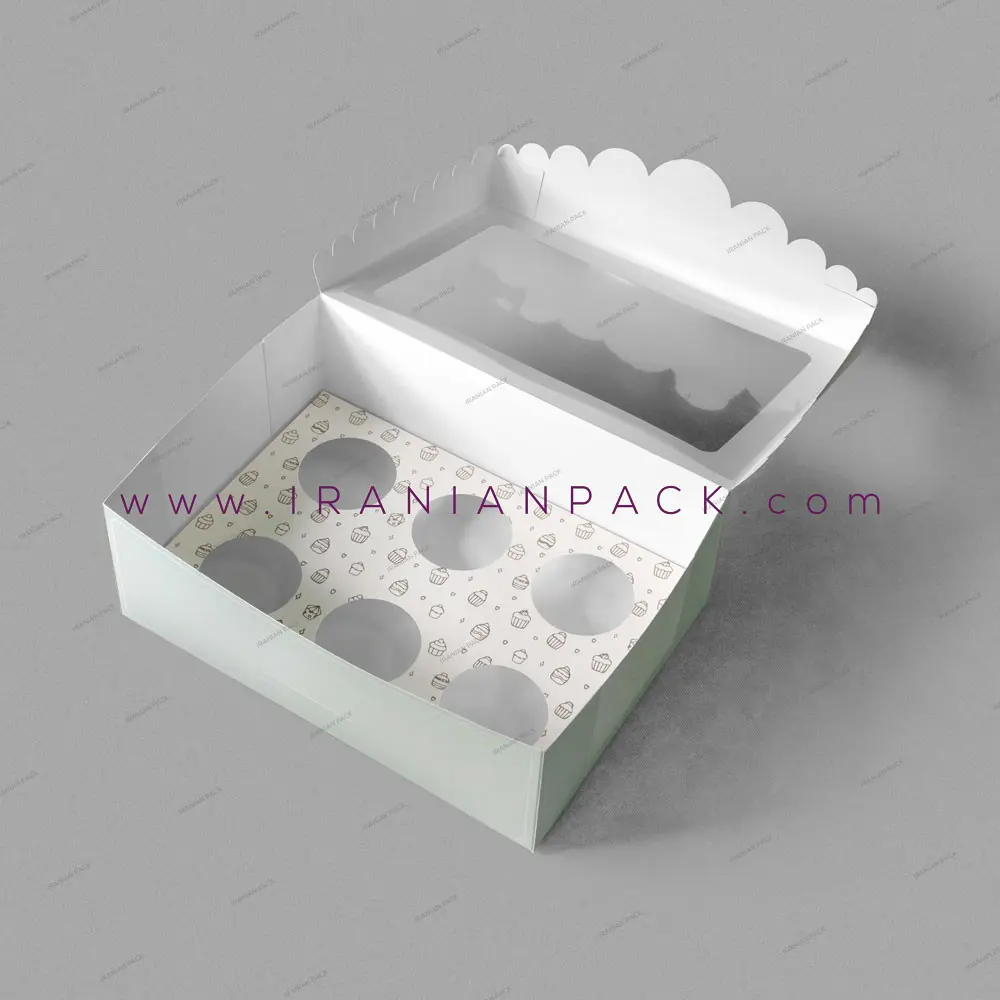 طرح جعبه شیرینی خارجی