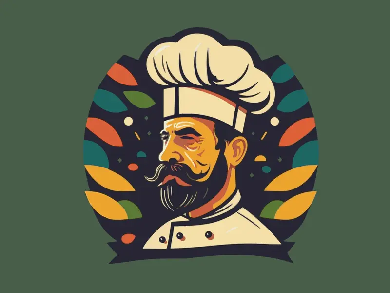 طراحی لوگو رستوران با هوش مصنوعی
