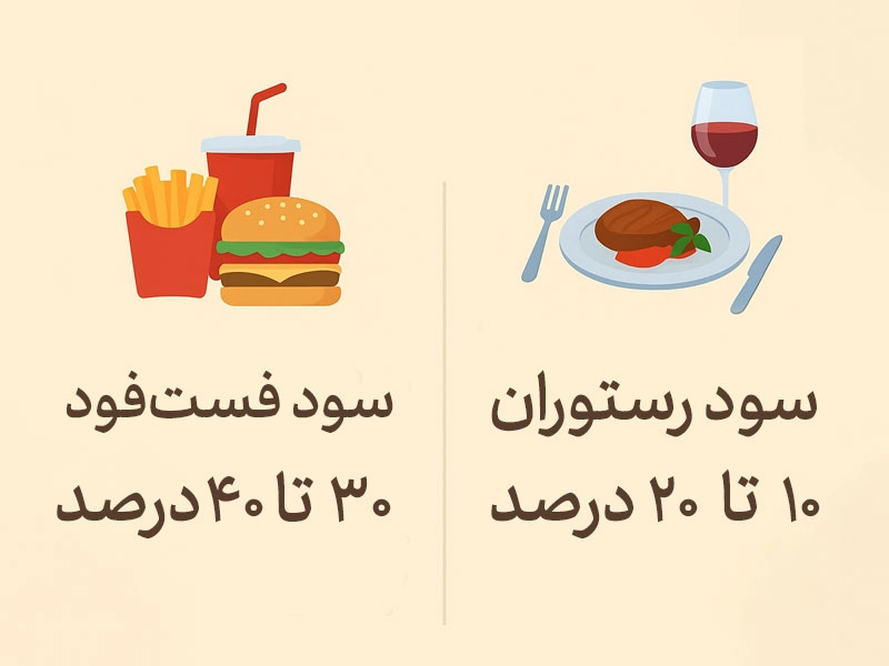 رستوران فست فود یا غذای سنتی