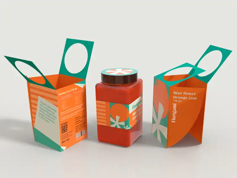 بسته بندی و ترکیب رنگها 5 رنگ در بسته بندی