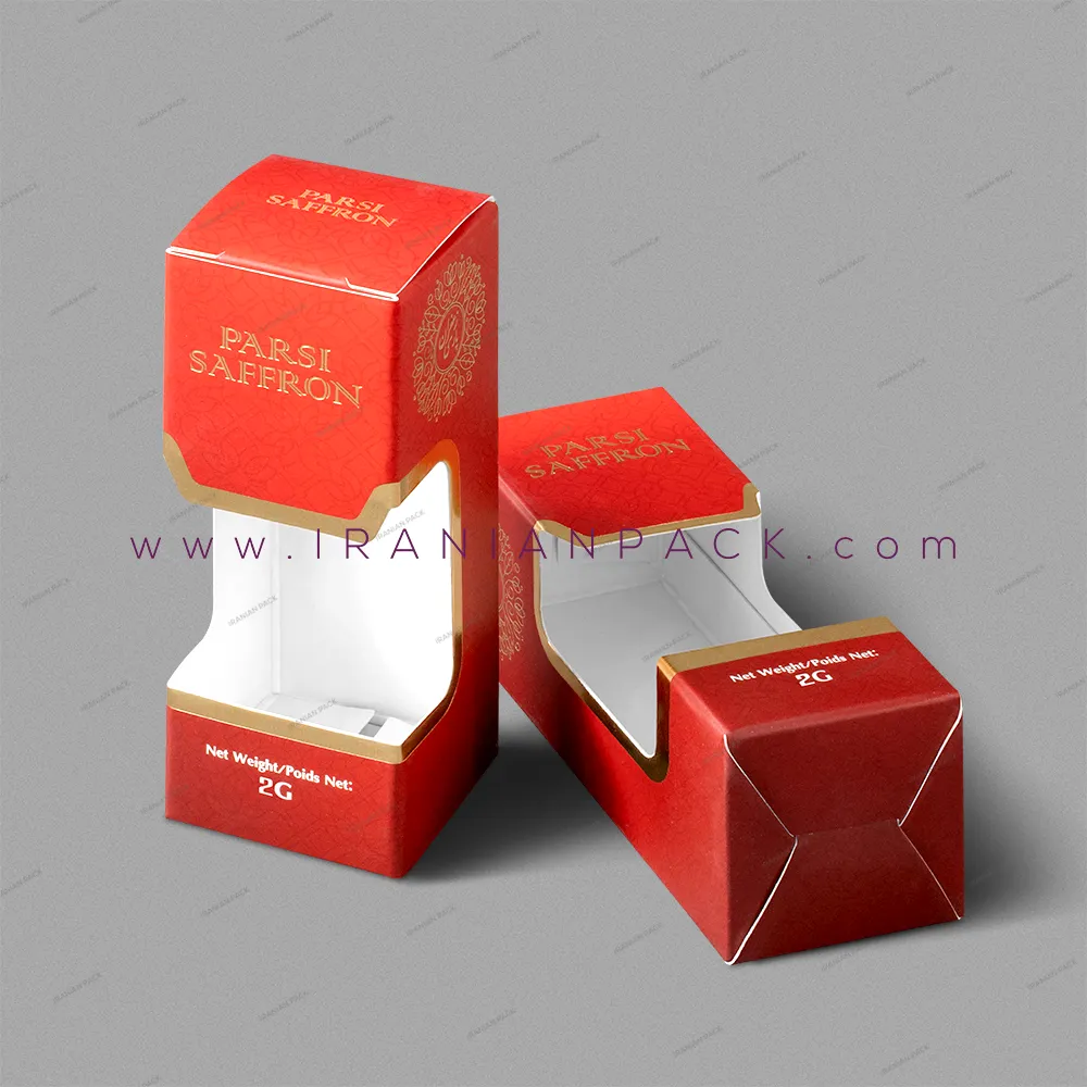جعبه زعفران دو گرمی 1 جعبه زعفران دو گرمی